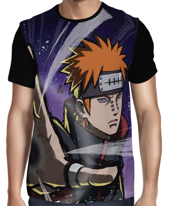 Camisa Pain - Exclusiva Naruto Shippuden - Camisas Full