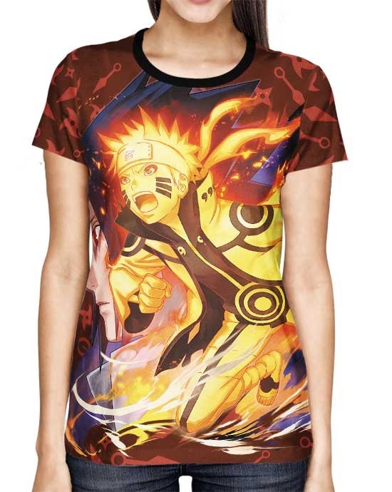 Camisa Naruto Clássico- Sasuke - Color Print