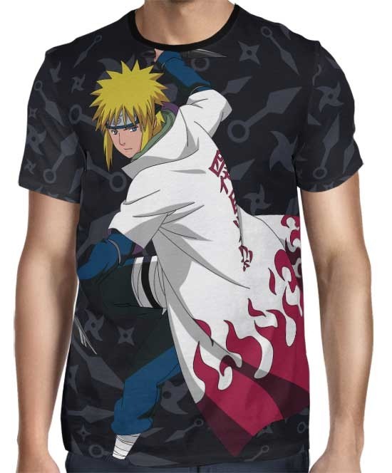 Camisa Naruto Shippuden - Minato Namikaze - Color Print
