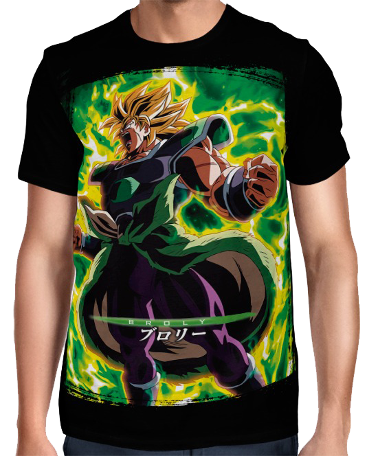 Camisa Full Print Broly - Dragon Ball Super Broly