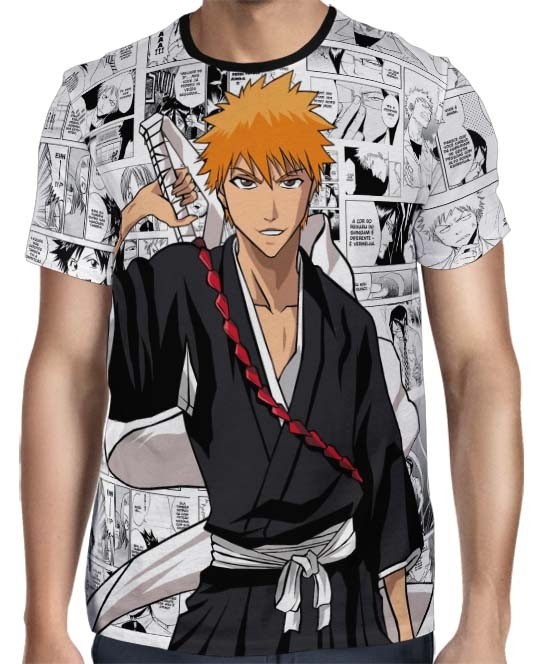 Camisa Full Print - Bleach - Mangá Bankai Ichigo 