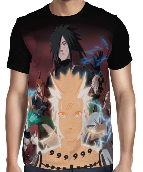 Camisa FULL Madara - Gaara - Naruto