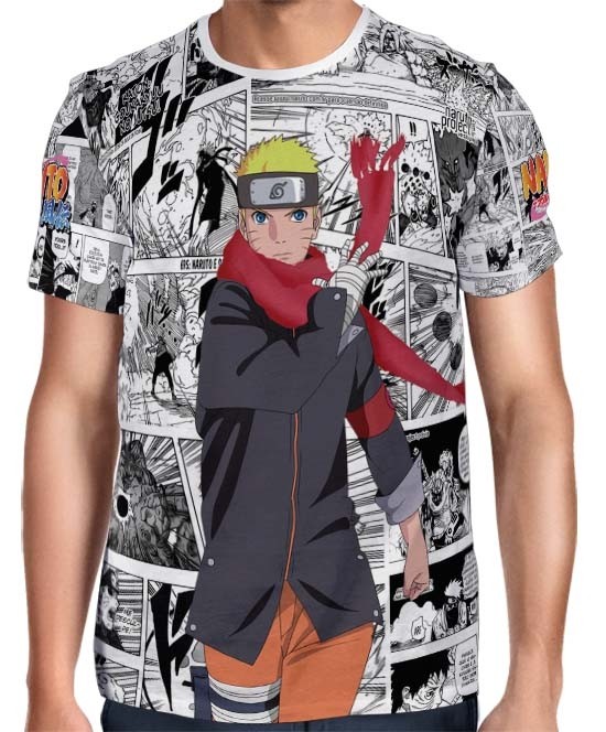 Camisa FULL Print Mangá Naruto The Last 