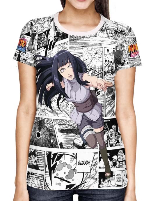 Camisa FULL Print Mangá The Last Hinata - Naruto 