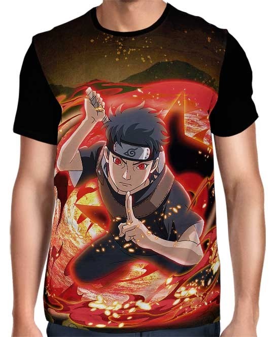 Camisa Draw Uchiha Shisui - Naruto - Camisas Full
