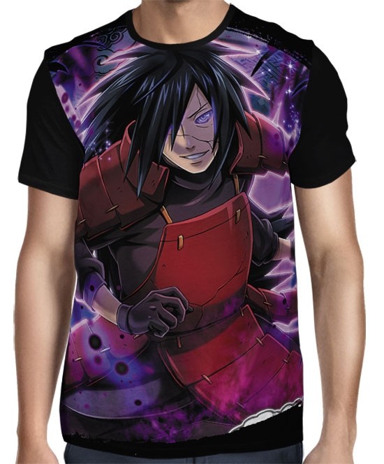 Camisa Uchiha Madara - Camisa Full Estampa Naruto