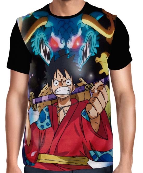 Camisa FULL Luffy Samurai - One Piece 