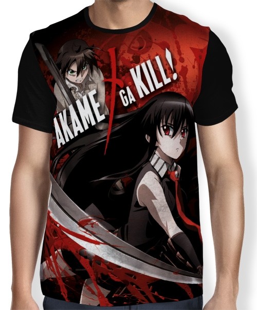 Camisa FULL Tatsumi e Akame - Akame Ga Kill