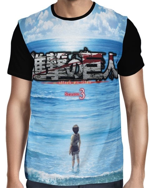 Camisa FULL Ocean Season 3 - Shingeki no Kyojin