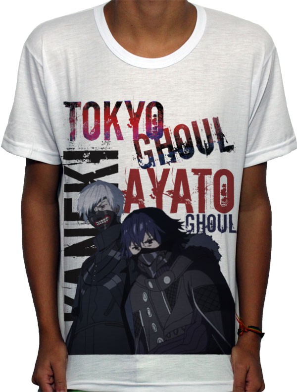 Camisa SB Ayato e Kaneki - Tokyo Ghoul