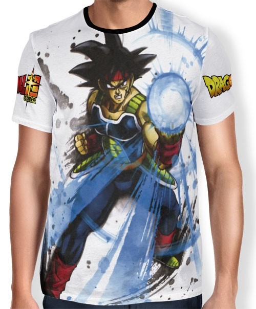 Camisa Full Art Brusher Bardock - Dragon Ball Super