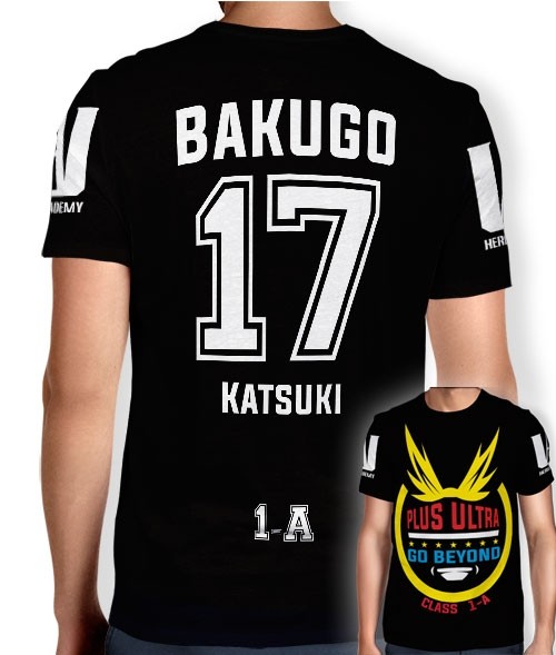 Camisa Full PRINT Go Beyond - Bakugo Katsuki - Boku No Hero Academia