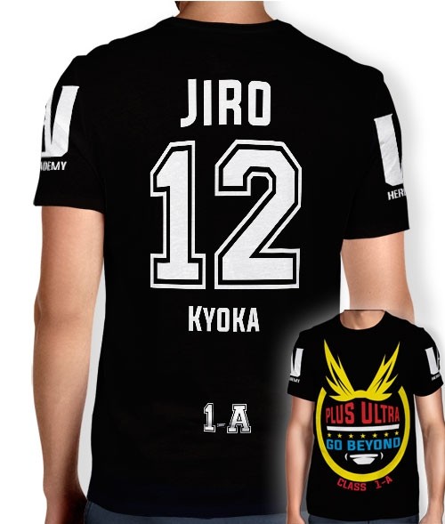 Camisa Full PRINT Go Beyond - Jiro Kyoka - Boku No Hero Academia