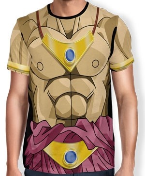 Camisa Full Print Uniforme - Broly - Dragon ball