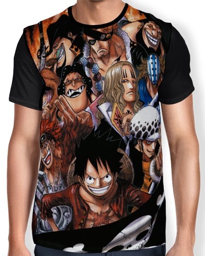 Camisa FULL Supernovas - One Piece
