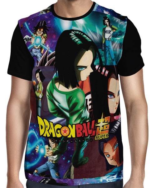 Camisa Full Androide 17 - Dragon Ball 