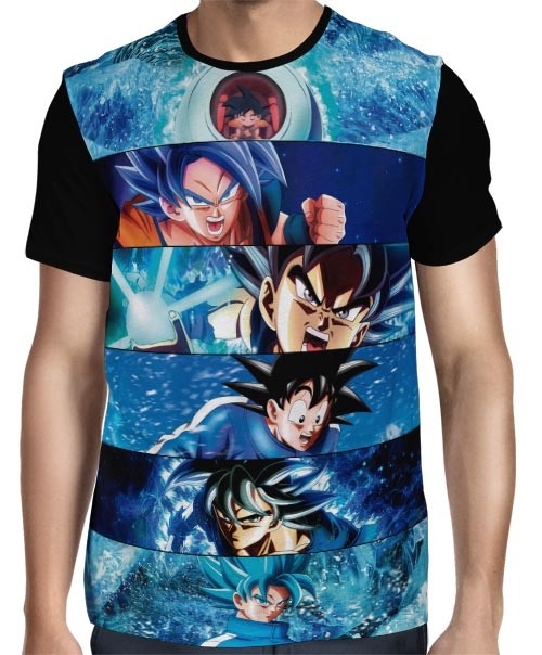 Camisa Full Goku Eras - Dragon Ball Super