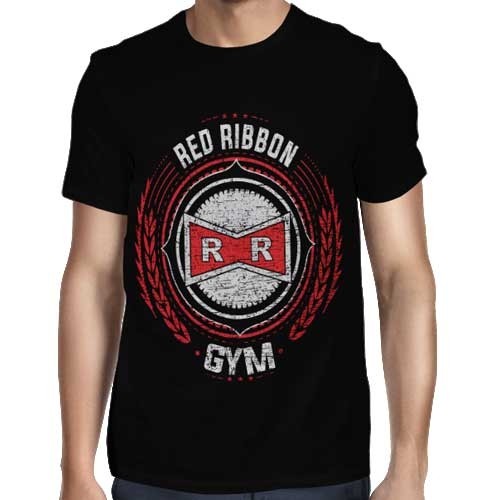 Camisa Full Red Ribbon Gym - Só Frente - Dragon Ball