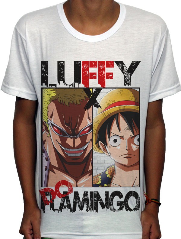 Camisa SB Do Flamingo x Luffy - One Piece