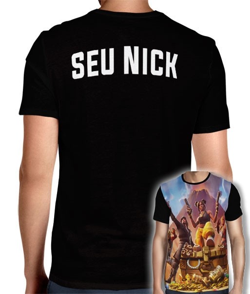 Camisa Full PRINT Season 8 - Fortnite - Personalizada Modelo Apenas Nick Name