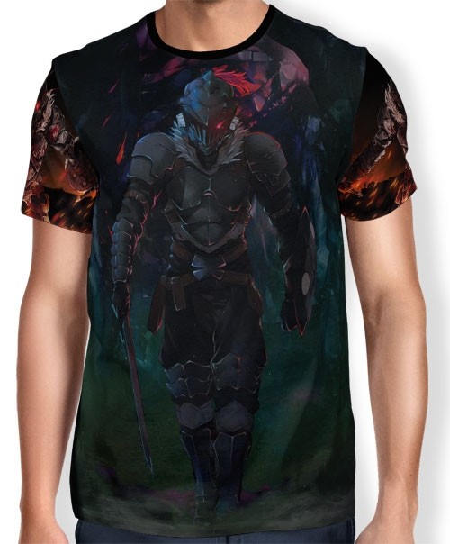 Camisa Full Print Goburin Sureiyā - Goblin Slayer