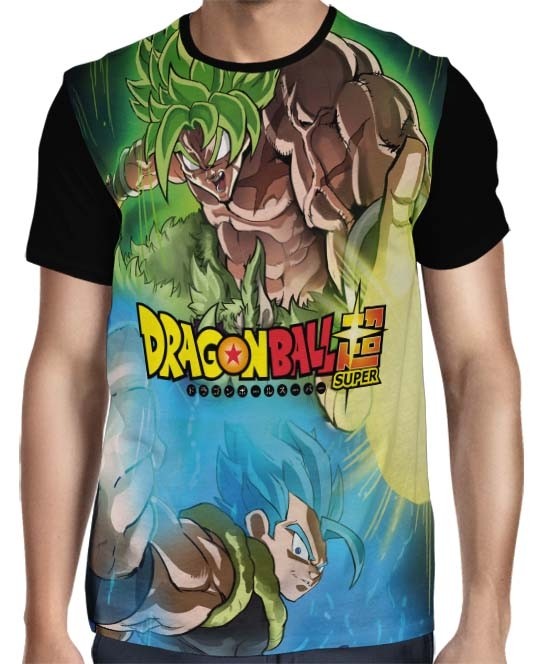 Camisa Full Gogeta Vs Broly - Dragon Ball Super