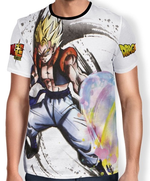 Camisa Full Art Brusher GOGETTO SSJ - Dragon Ball Super