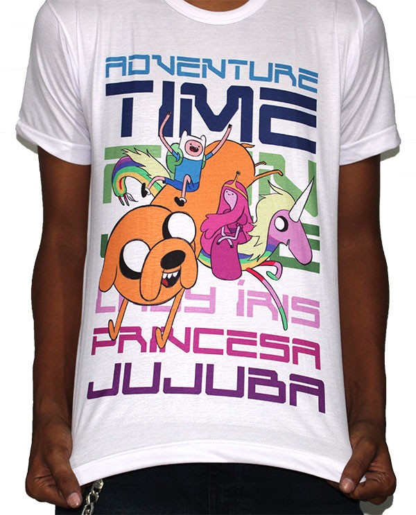 Camisa SB FINN/JAKE/JUJUBA/IRIS - Adventure Time