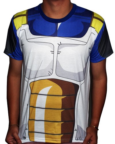 Camisa FULL Uniforme Sayajin Vegeta - Dragon Ball Z