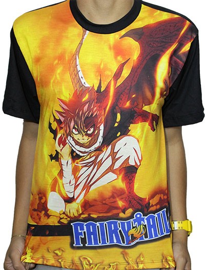Camisa FULL Natsu - Fairy Tail