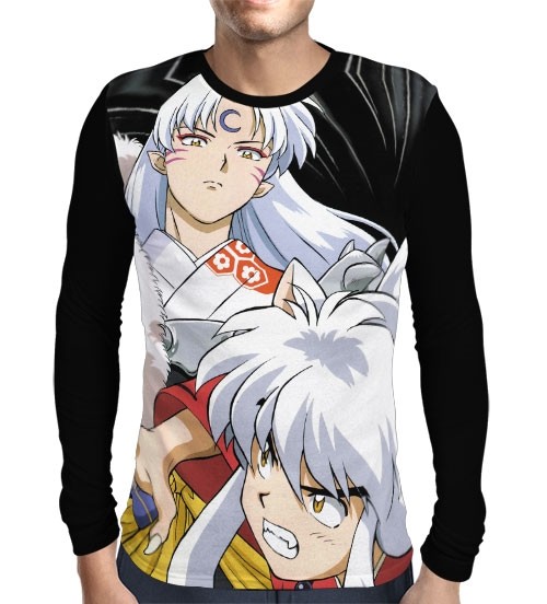 Camisa Manga Longa Inuyasha e Sesshomaru