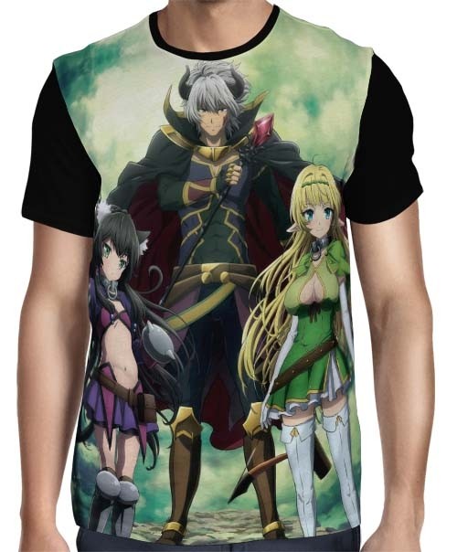 Camisa Isekai Maou To Shoukan - Diablo - Camisa De Anime