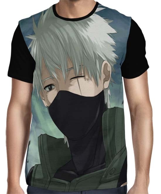 Camisa FULL Naruto - Kakashi Shippuden