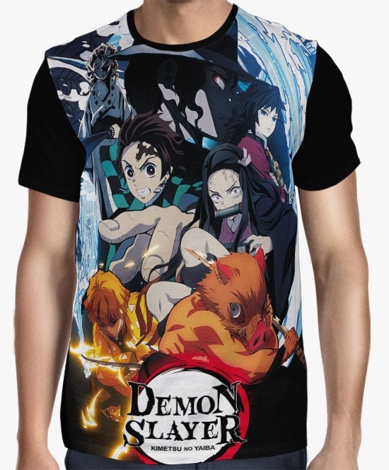 Camisa FULL Kimetsu no Yaiba - Demon Slayer - Poster