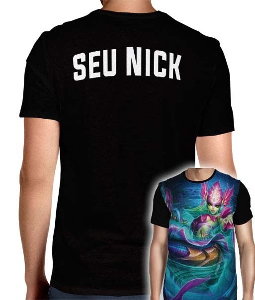 Camisa League Of Legends - Nami Modelo 2 - Personalizada Modelo Apenas Nick Name
