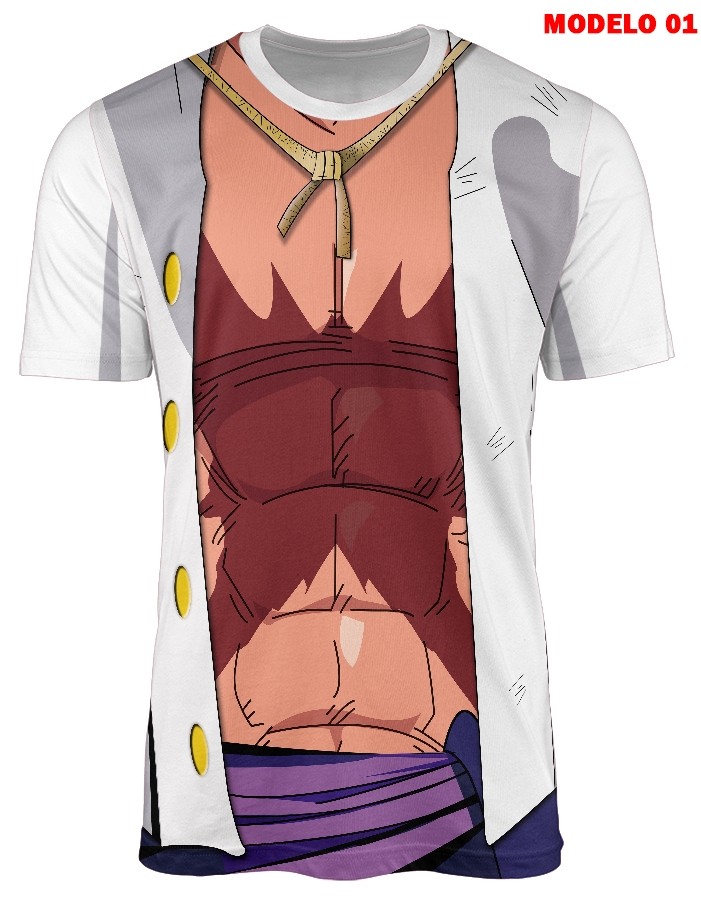 Camisa Luffy Gear 5 | Uniforme 3D