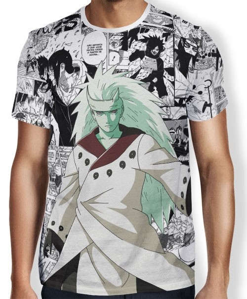 Camisa FULL Print Manga Madara Mod1 - Naruto
