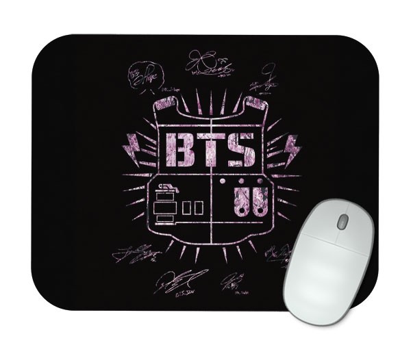 Mouse Pad - BTS - Logo Clássica Cherry Blossom - K-Pop