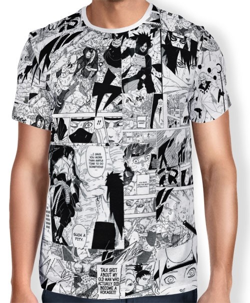 Camisa FULL Print Manga Especial - Naruto