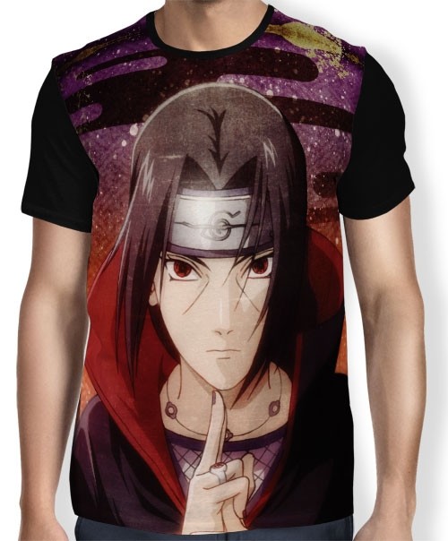 Camisa FULL Face Itachi - Naruto