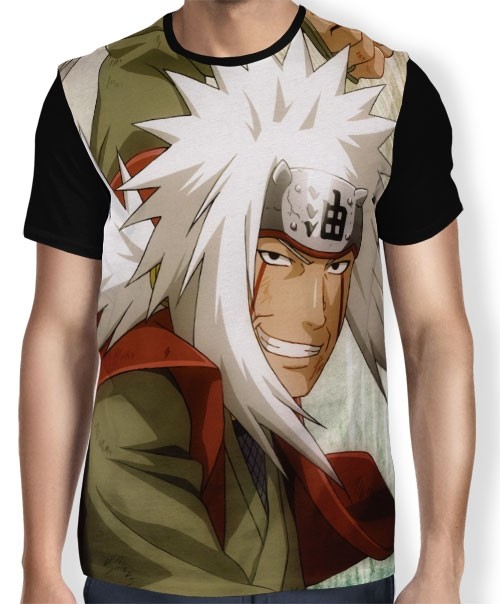 Camisa FULL Face Jiraiya - Naruto