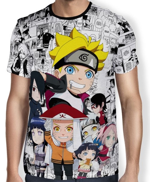 Camisa Camiseta Blusa Mangá Naruto Anime Desenho Ninja Jogo