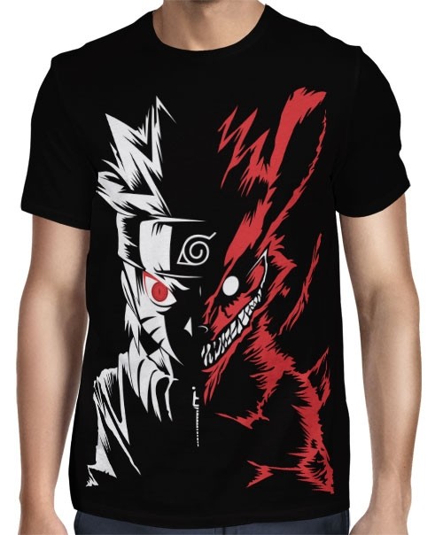 Camisa Naruto - Naruto Modo Kyuubi