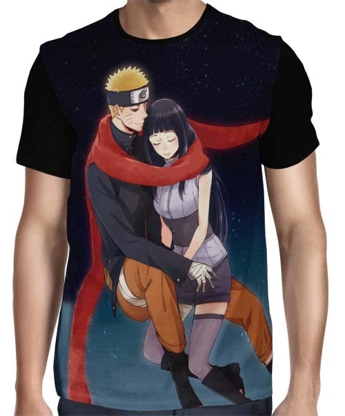 Camisa FULL The Last Hinata e Naruto - Naruto