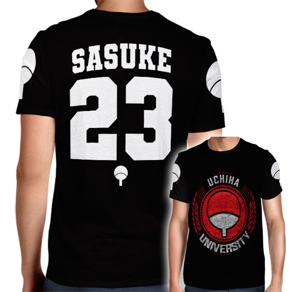Camisa Full PRINT Uchiha University - Sakuke  - Naruto