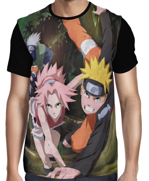 Camisa FULL Kakashi- Sakura - Naruto