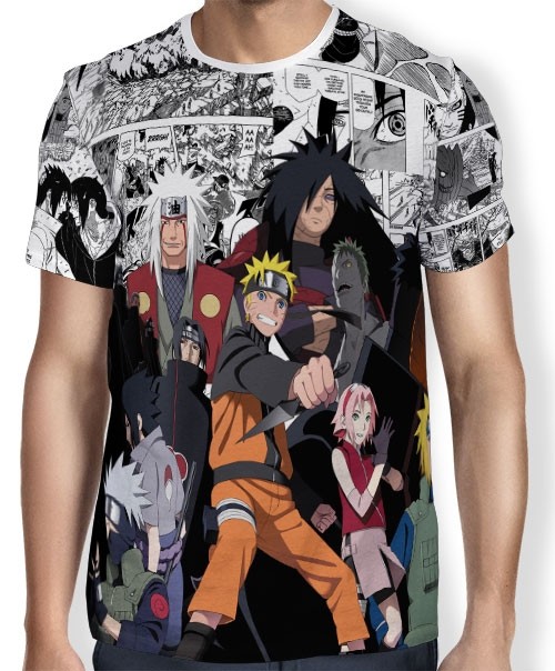 Camisa Aldeias Renegadas - Naruto Shippuden - Camisas Full