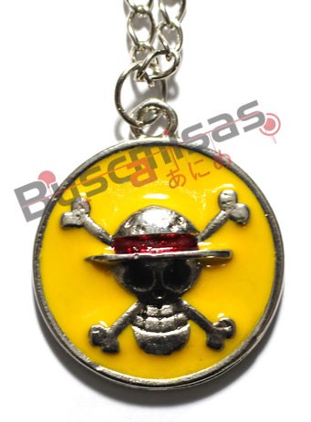 OP-59 - Colar Medalha Luffy Amarela