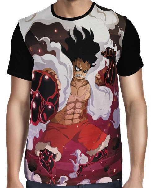 Camisa Luffy Haki Powers- One Piece - Camisas Full