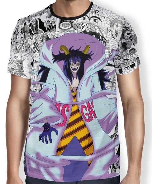 Camisa Full Print Mangá Caesar Clown - One Piece